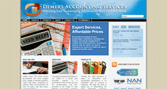 Desktop Screenshot of demersaccounting.com